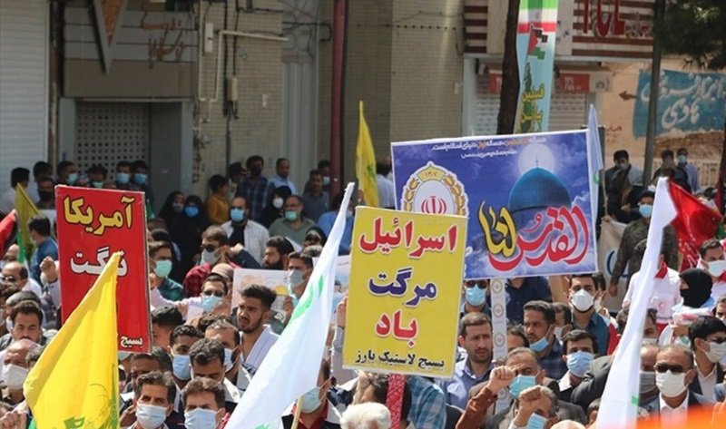 آغاز راهپیمایی روز قدس در سراسر کشور + فیلم