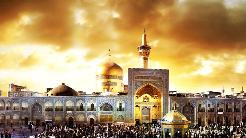تصاویری دیده نشده از ایوان طلا حرم امام رضا (ع) در ۱۵۰ سال قبل + تصاویر
