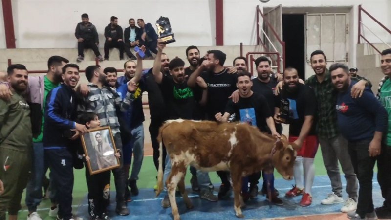  اهدای گوساله به قهرمان جام فوتسال !+ فیلم