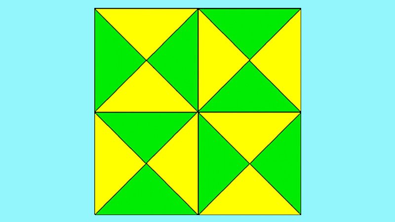 معما؛ چند مثلث در این تصویر وجود دارد؟ + پاسخ