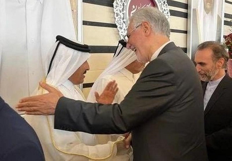 سفیر ایران در عروسی پسر شیخ قطری +عکس