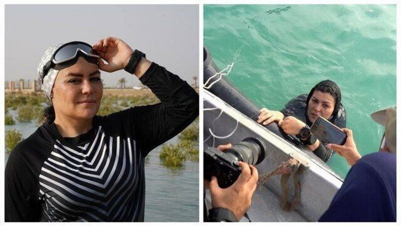  رکورد تاریخی شناگر زن ایرانی در گینس