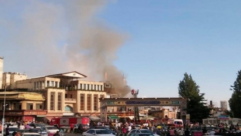 جزئیاتی از آتش سوزی بازار تجریش