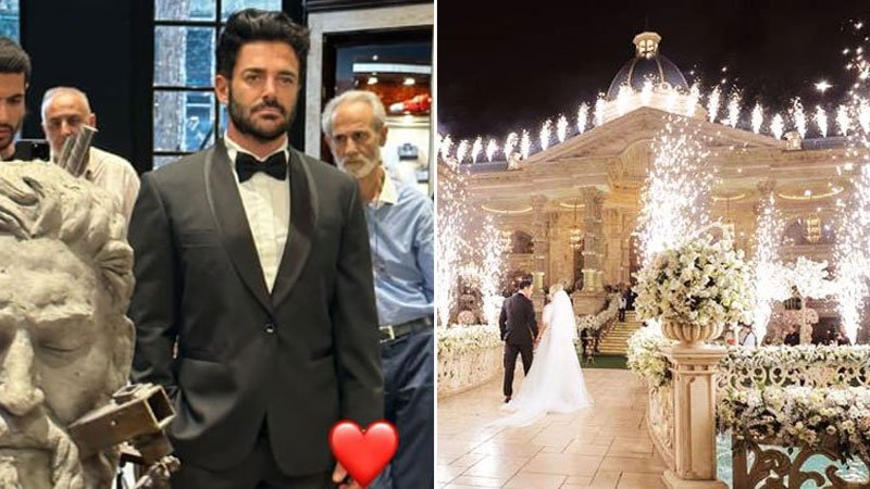 گلزار فیلم عروسی‌اش را منتشر کرد؛ لبخندهای آقای بازیگر به همسرش حین خطبه عقد + ویدیو