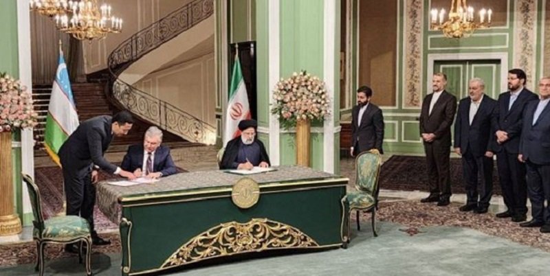 امضای بیانیه مشترک و 10 سند همکاری میان ایران و ازبکستان