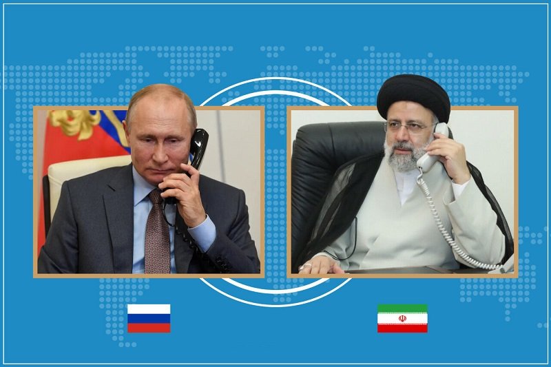 گفت‌وگوی پوتین و رئیسی درباره حوادث اخیر در روسیه