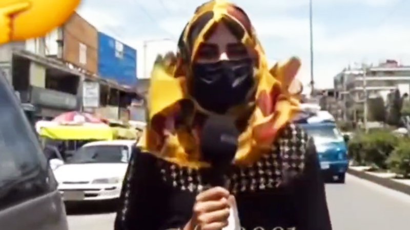 توهین گزارشگر زنِ افغانی به مردم ایران جنجالی شد+ ویدیو