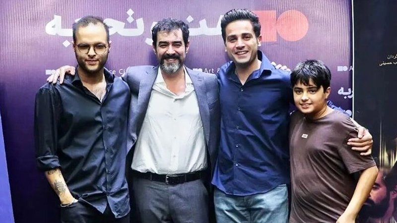 استایل جالب پسرهای شهاب حسینی در اکران فیلم او پربازدید شد+ ویدیو