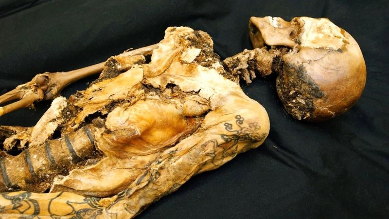 زن مرموزی که تتوهای شگفت‌انگیزش بعد از ۲۴۰۰ سال دوباره دیده شدند +تصاویر