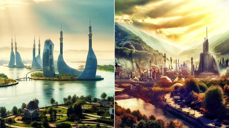 هوش مصنوعی شمال ایران را در 1000 سال آینده به تصویر کشید+ تصاویر