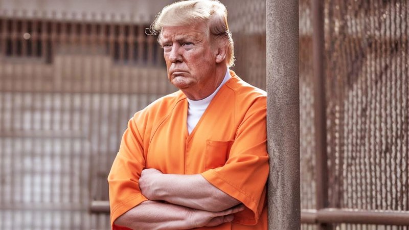 سود ۷ میلیون دلاری ترامپ از عکس در زندان! + عکس