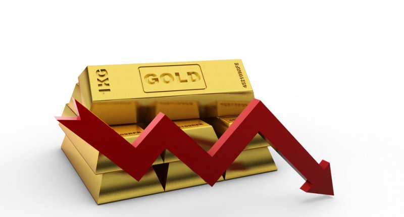 سقوط قیمت طلا به پایین‌ترین رقم طی یک هفته گذشته