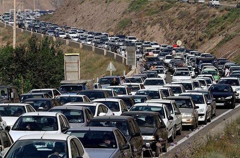 ترافیک در ورودی گیلان فوق سنگین است