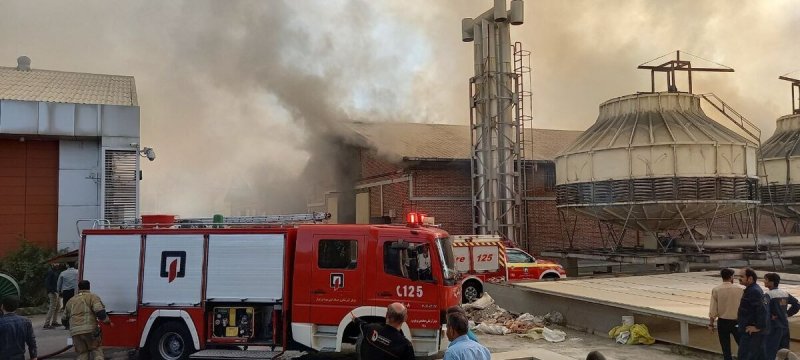 آتش سوزی در فرودگاه مهرآباد + فیلم