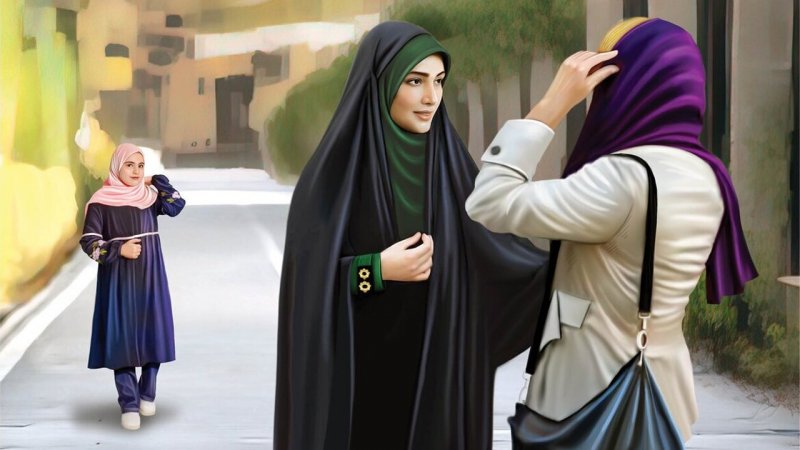 بنر جدید حجاب در فضای مجازی پربازدید شد! +عکس