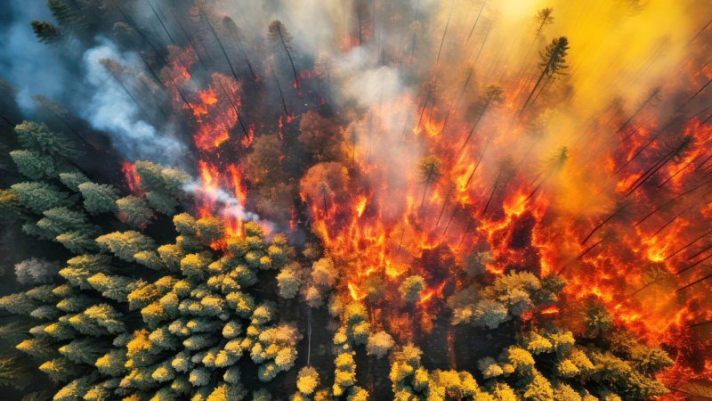 تصاویر آخرالزمانی از آتش‌سوزی جنگل‌های آرژانتین؛ دولت دستور تخلیه داد+ فیلم