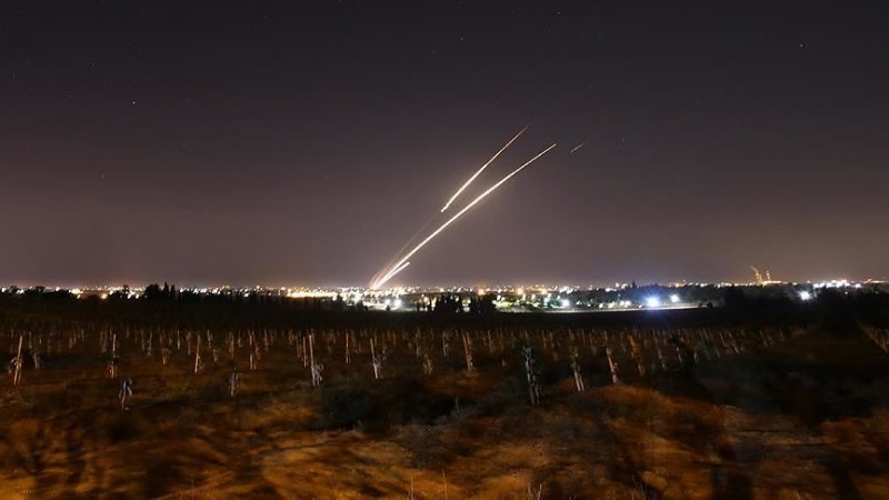 شلیک موشک از سوریه به سرزمین‌های اشغالی 