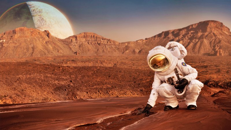 ردپای عجیبی که در مریخ پیدا شد+ عکس