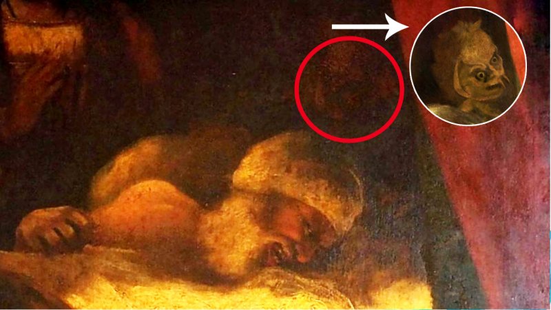 چهرۀ مخفی «شیطان» در یک نقاشی 200 ساله کشف شد! + عکس