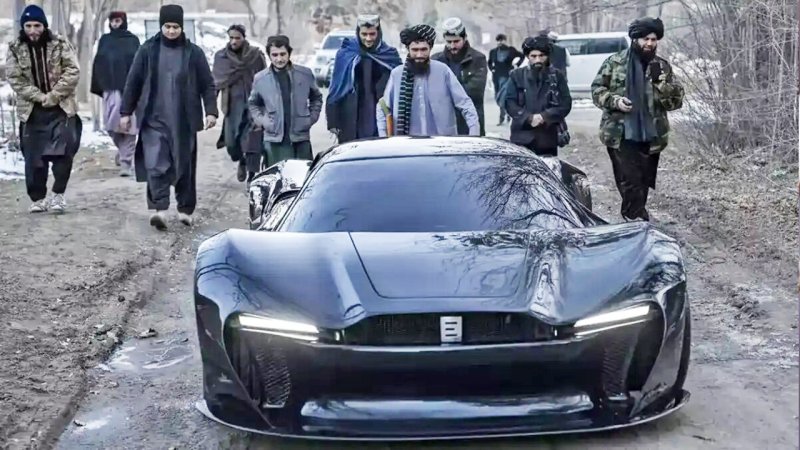 خودروی ساخت افغانستان همه را مبهوت کرد! + فیلم