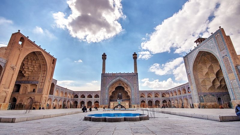 نمایی حیرت انگیز و دیده نشده از مسجد جامع اصفهان+ تصاویر