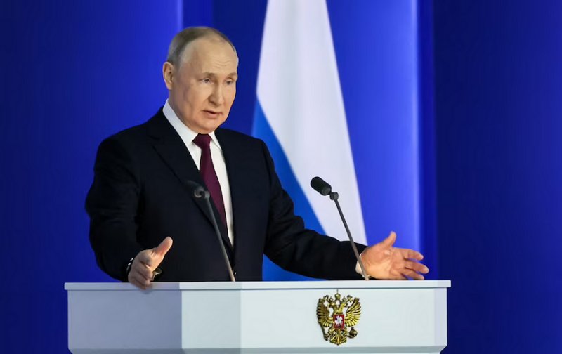 پوتین نامزدی خود در انتخابات 2024 روسیه را اعلام کرد