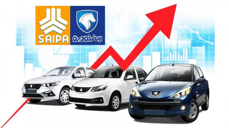 افزایش ناگهانی قیمت خودرو؛ تمام محصولات ایران خودرو و سایپا گران شدند + جدول