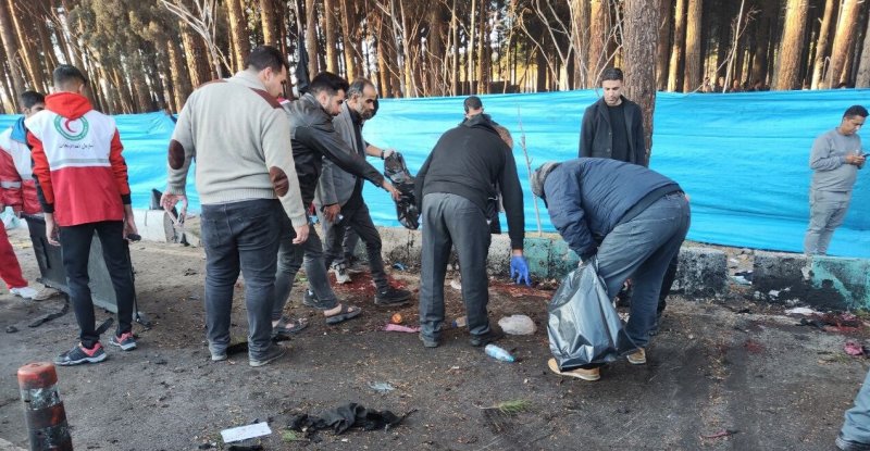 لحظه‌‌ انفجار نخست تروریستی در گلزار شهدای کرمان 