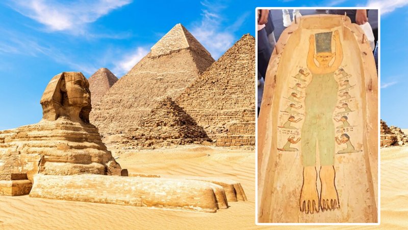 کشف یک تابوت عجیب در مصر با تصویر سیمپسون ها!+ تصاویر