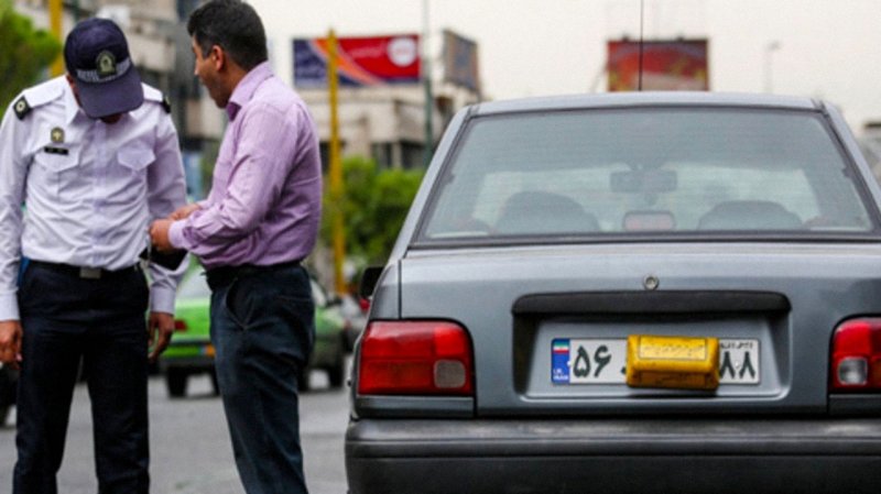 هشدار پلیس راهور به رانندگان پلاک مخدوش + فیلم 