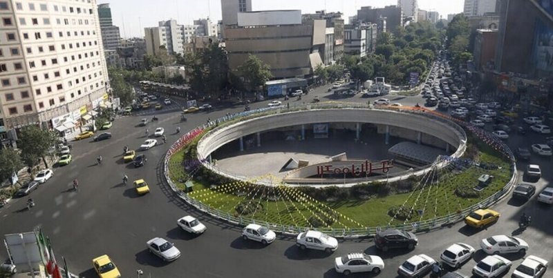دیوارنگاره جدید میدان ولیعصر (عج) رونمایی شد + عکس