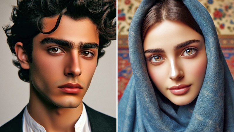 هوش مصنوعی زیباترین چهره‌های ایرانی را نشان داد + تصاویر