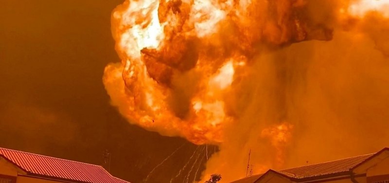 انفجار در کارخانه مواد محترقه با ۱۱ کشته  + فیلم 