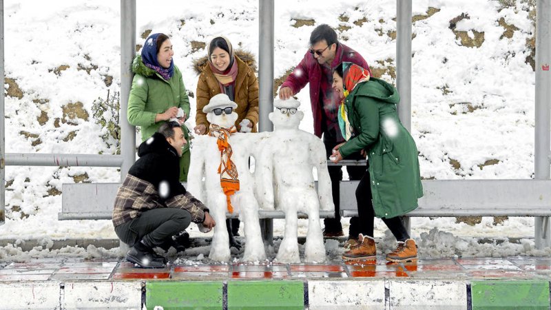 تصویر دیدنی ناسا از پوشش برف ایران + عکس