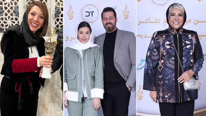 استایل عجیب روزبه حصاری در جشن حافظ /بازیگران مشهور ایرانی چه لباسی پوشیدند+ تصاویر