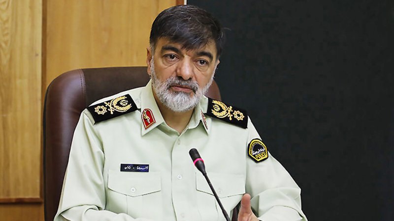 پایان جنجال و شایعه؛ اولین حضور سردار رادان در مراسم رسمی بزرگداشت شهدای خدمت+ عکس