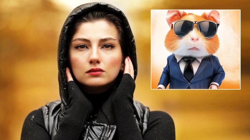 فیلم عجیب محیا دهقانی که ادای همستر را در می آورد!+ فیلم