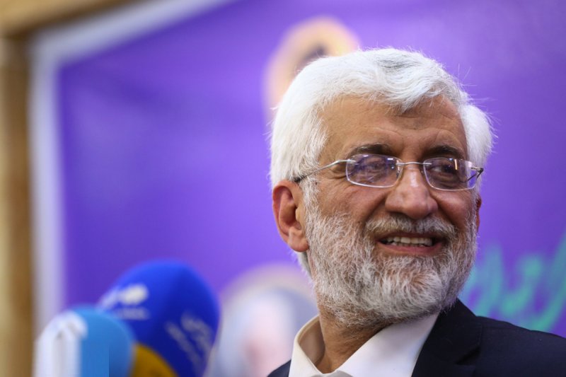حضور جلیلی در بازار تهران + فیلم