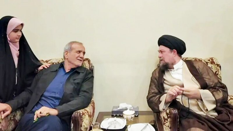 پزشکیان در شب اعلام نتایج چه می‌کرد؟ +فیلم