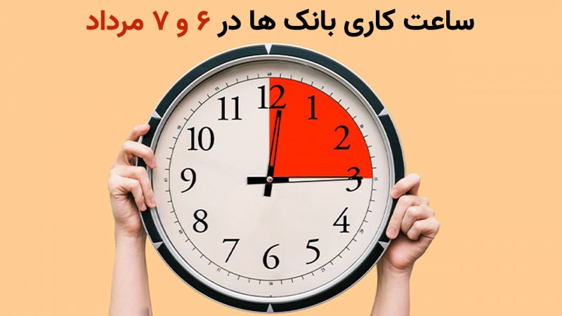 بانک‌ها امروز ۶ مرداد تا چه ساعتی باز هستند؟