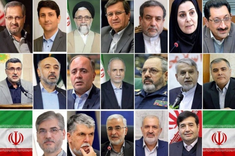 ۵ نفر از دولت روحانی و ۳ وزیر رئیسی در کابینه پزشکیان