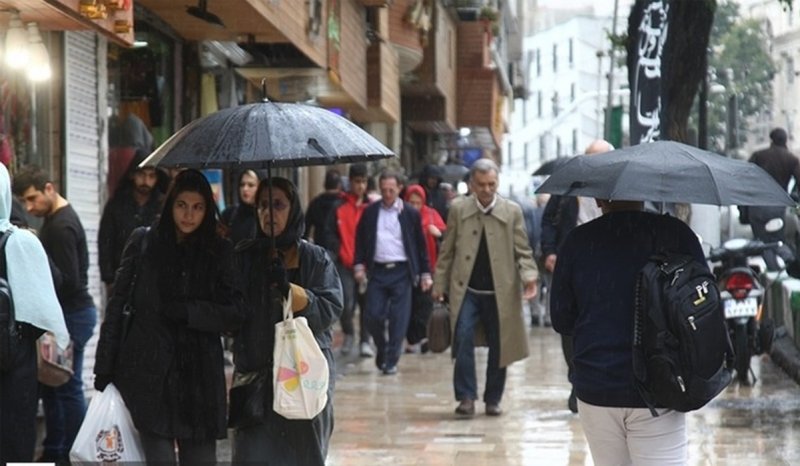 آسمان ایران بارانی می‌شود