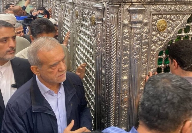 دکتر پزشکیان وارد قم شد