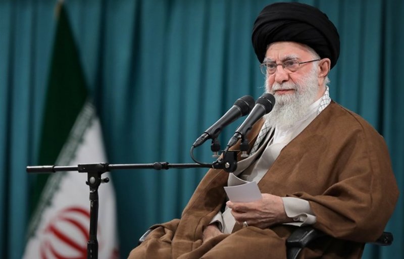 دعای رهبر انقلاب در پایان سخنرانی امروز + فیلم