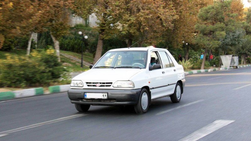 پراید در تصادف با کامیون پودر شد+ عکس