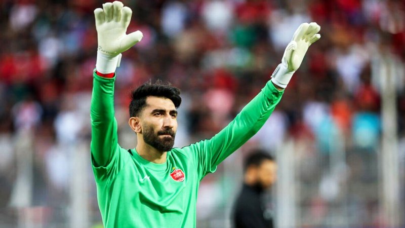کری جنجالی علیرضا بیرانوند برای پرسپولیسیها