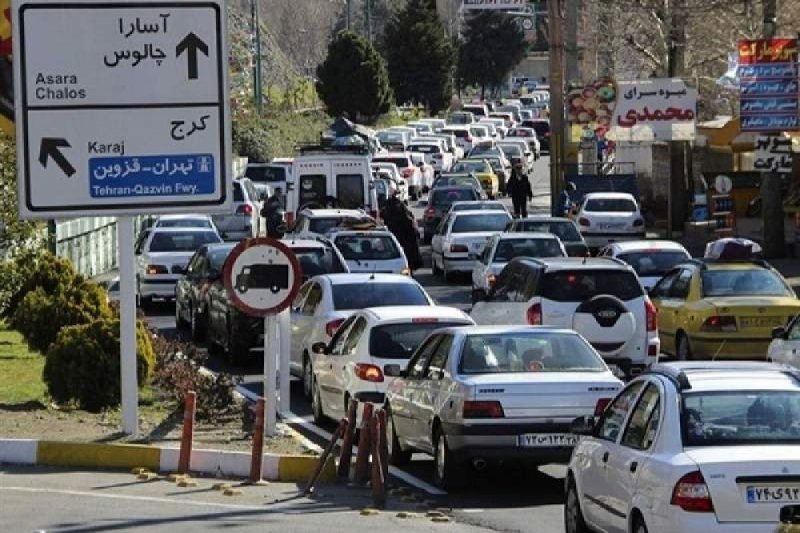 ادامه محدودیت‌های ترافیکی جاده‌های شمال تا ۱۶ فروردین