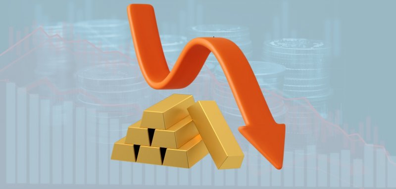 کاهش تقاضا طلا را ارزان کرد