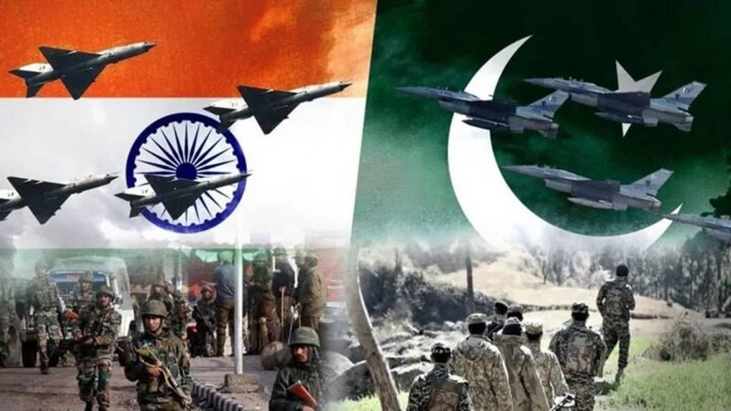 حمله پاکستان به ۳ پایگاه نظامی در کشمیر هند