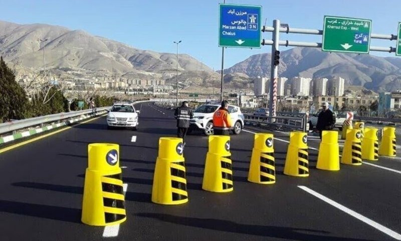 جاده چالوس از فردا ۱۰ روز مسدود می‌شود